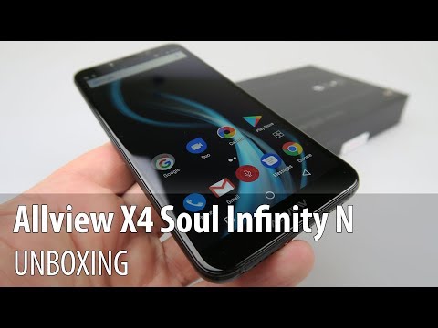 Allview X4 Soul Infinity N Unboxing (18:9 Screen Romanian Phone)