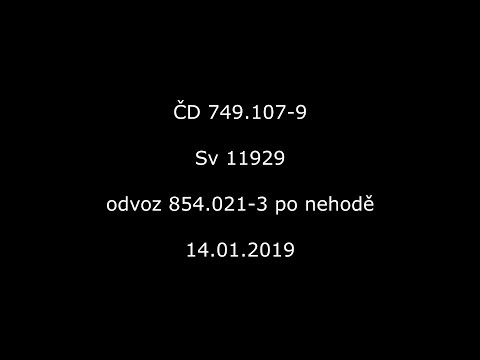 749.107 - odvoz 854.021 po nehodě | 14.01.2019