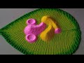 Ganesh chaturthi rangoli designs || MahaLakshmi Rangoli || Satisfying Sand Videos | Top Rangoli