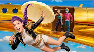 Download lagu K-Pop Demon Hunters! From Level 1 to Level 1000 GOLDEN Rumi from Huntrix! mp3