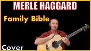 Family Bible Cover By Merle Haggard