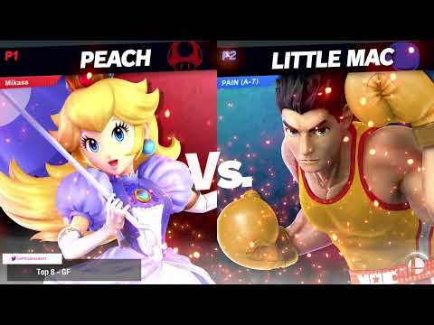 [bae101] Top 8 - GF - Ling (Peach) Vs. Peanut (L) (Little Mac) - SSBU Tournament
