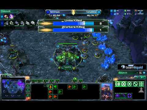Game 4 - ZeNEXHack vs ZephyrPrime - TeamSpeak TL SC2 Open #20 Final