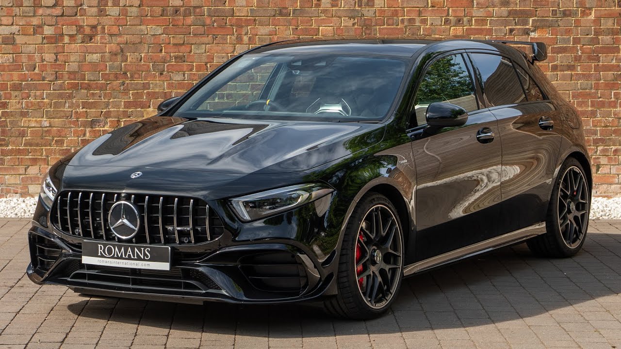 2020 Used Mercedes Benz A Class Amg A 45 S 4maticplus Plus Cosmos Black Metallic