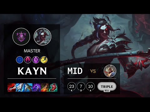 Kayn Mid vs Corki - EUW Master Patch 11.24b