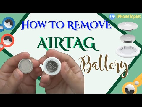 How to Remove/Replace the Battery on AirTag