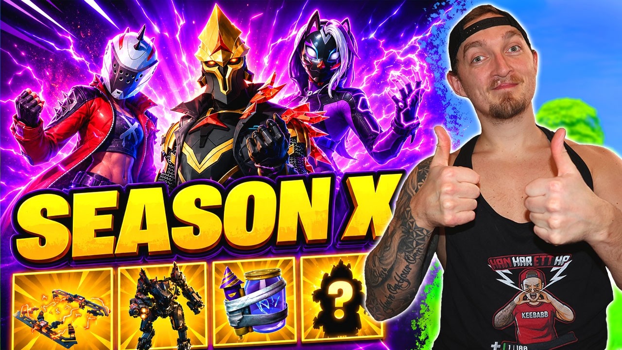 Keebabb testar Fortnite OG Season X – B.R.U.T.E. är tillbaka