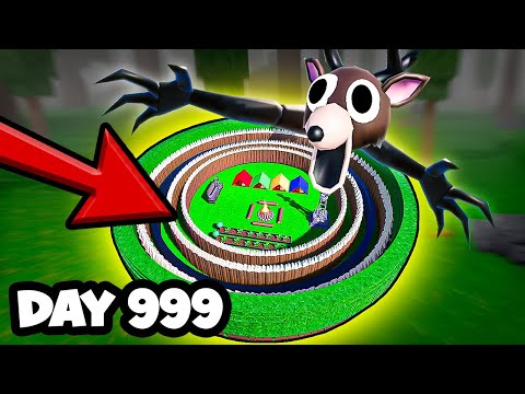 I Built THE SAFEST BASE in 99 Nights in the Forest! (Roblox)