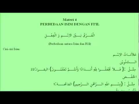 Video Nahwu dan Shorof