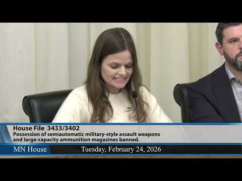 House Public Safety Finance and Policy Committee 2/24/26