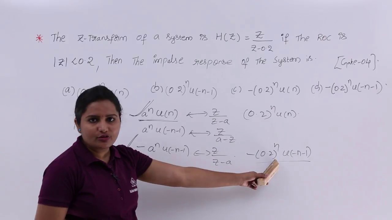 Z-Transform GATE Problem Example 3