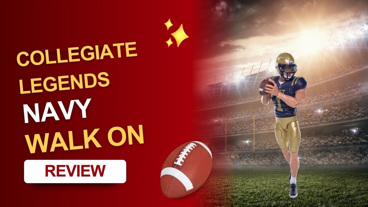 Collegiate Legends Navy Walk-On 1/12 Figure Unboxing & Review | Potential Capt. Grid-Iron?