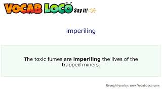 Video thumbnail for imperiling