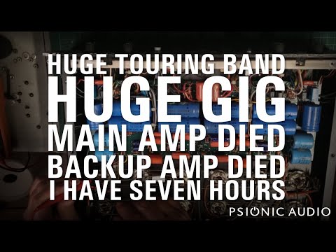 Huge Touring Band | Huge Gig | Main Amp Died | Backup Amp Died | I Have Seven Hours