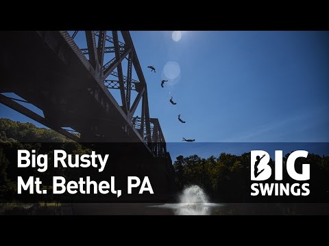 Jumping from the top of a Rusty Bridge | "Big Rusty"