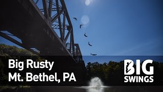 Jumping from the top of a Rusty Bridge | Big Rusty