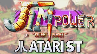 Jim Power in Mutant Planet - Quick Look - Atari ST