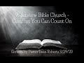 Comfort You Can Count On - Sermon by Pastor Dean Roberts