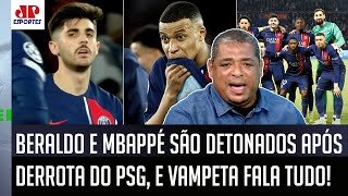 ‘O quê? Os jornais estão falando isso do Beraldo e do Mbappé? Eles…’; Vampeta dispara sobre o PSG