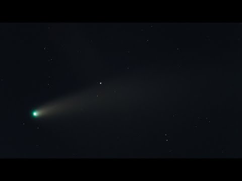 Comet NEOWISE in Motion - Time Sequence July 19, 2020.