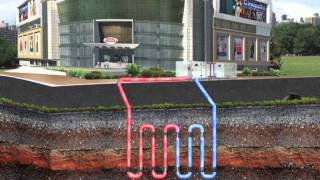 GHG Reduction Geothermal Building Cooling System