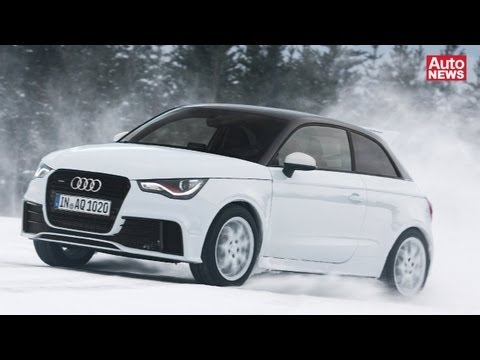 Audi A1 quattro: Drift-Spiele im Schnee