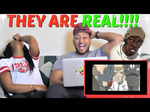 The Boondocks Best References Part 1 (Real and Cartoon Compared) REACTION!!