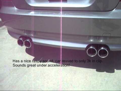BMW E92 335i Remus Quad Sports Exhaust