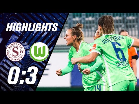 Wichtiger Auswärtssieg! | Servette FCCF - VfL Wolfsburg | Highlights UWCL