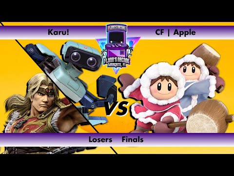 Flynn's Arcade 083 Losers Final - Karu! (Simon Richter ROB) vs Apple (Ice Climbers) SSBU Tournament
