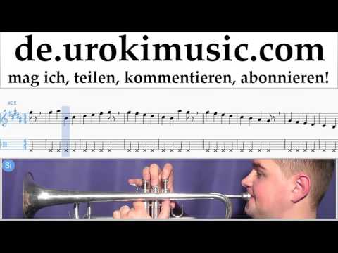 Trompetenunterricht Mo-Torres, Cat Ballou & Lukas Podolski - Liebe deine Stadt Noten Lernen Teil#1
