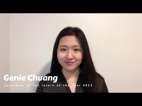 CBE Intern of the Year 2023 Candidate | Genie Chuang