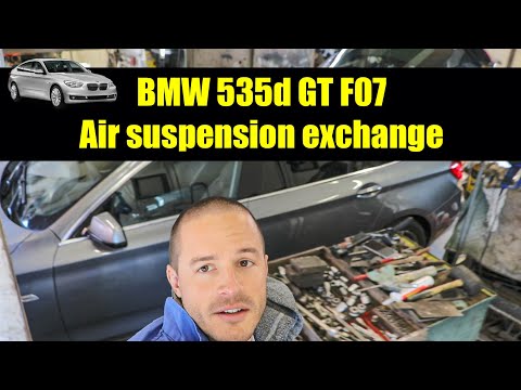 BMW 535d GT rear air suspension exchange