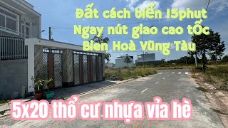 TIẾC LẮM MÀ ĐÀNH PHẢI BÁN LÔ ĐẤT NGHỈ DƯỠNG CÁCH BIỂN 15PHUT