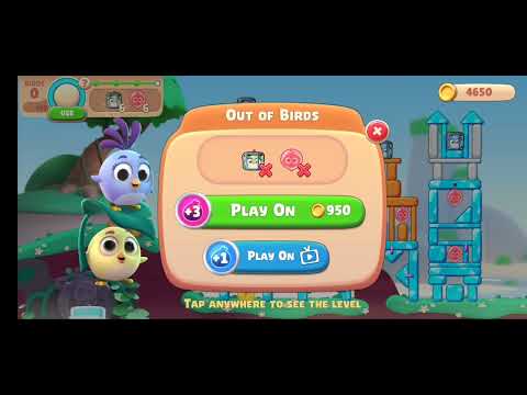 Angry Birds journey game - Level 121 to Levl 125 ☺️😘(Fully unedited)- Entertaining game😍🤩