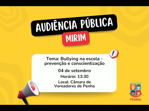 Audiência Pública Mirim