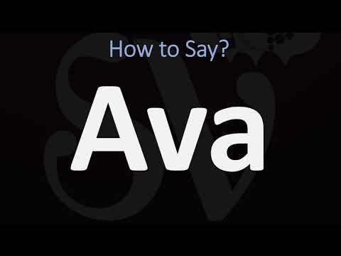 How to Pronounce Ava? (CORRECTLY)