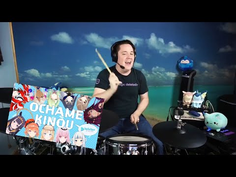 The8BitDrummer - Drum Cover of “Ochame Kinou - hololive English Cover”!