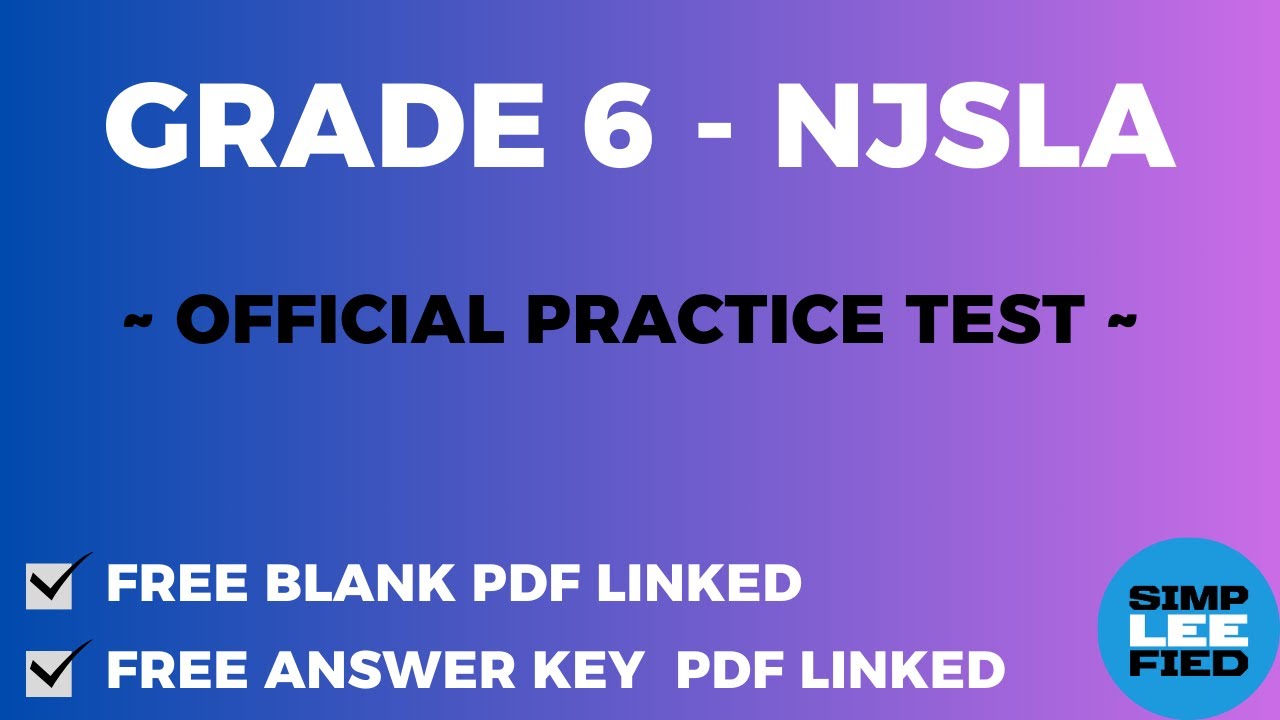 NJSLA Grade 6 Full Practice Test