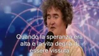 La performance di Susan Boyle in "Britain's got talent" sottotitolata in italiano (anche la canzone)
