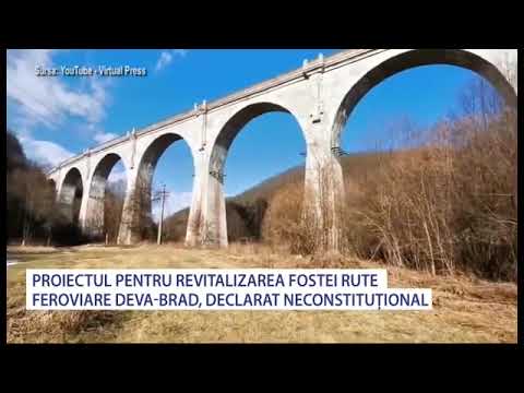 Prioectul pentru ruta feroviara Deva-Brad declarat neconstitutional - Stiri Antena Vest -