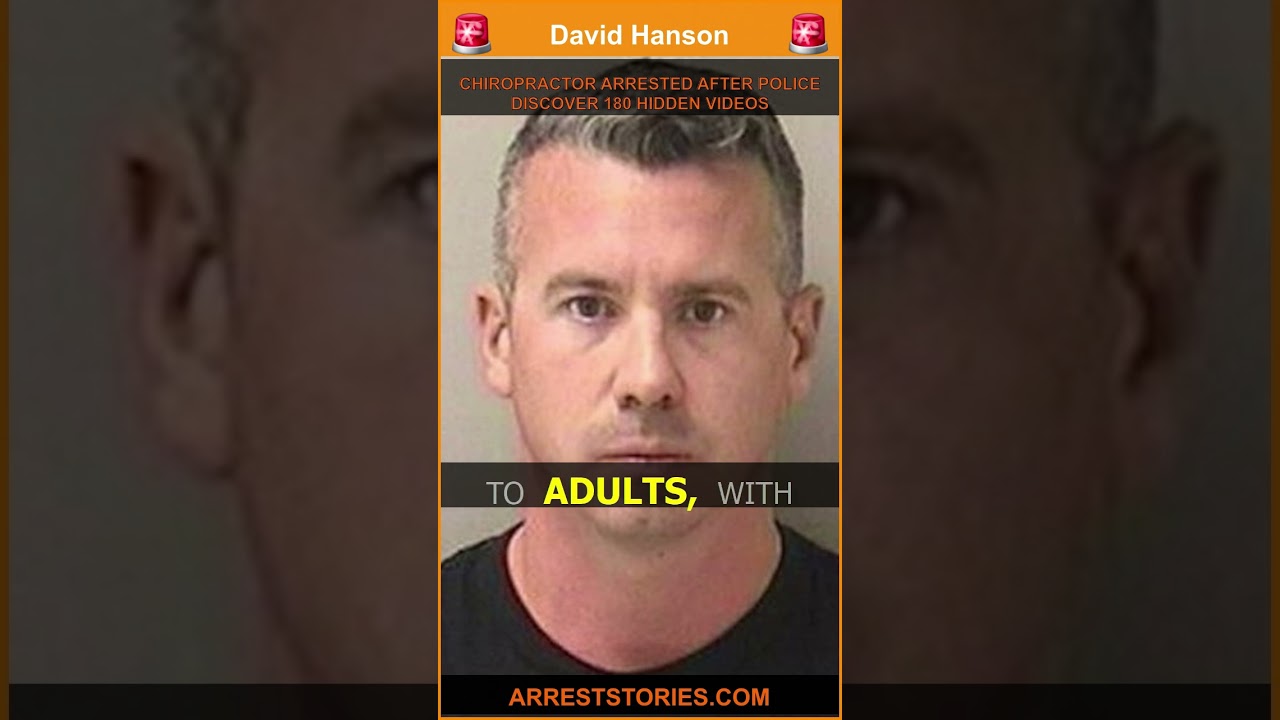 CHIROPRACTOR ARRESTED AFTER POLICE DISCOVER 180 HIDDEN VIDEOS