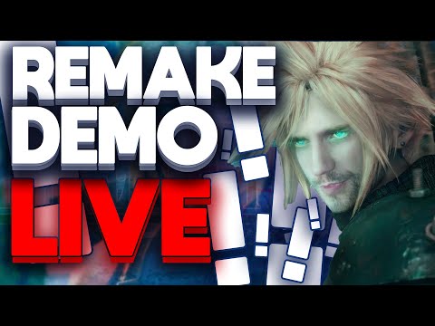 *LIVE* FINAL FANTASY 7 REMAKE DEMO - I've Waited 13 Years For This!