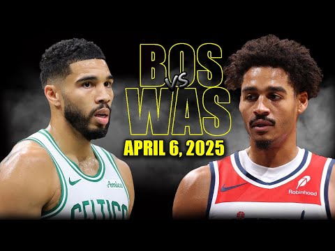 Boston Celtics vs Washington Wizards Full Game Highlights - April 6, 2025 | NBA Regular Season