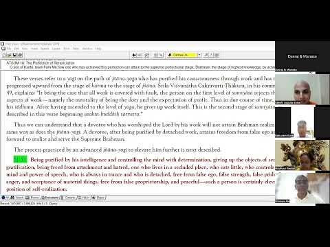 Session 83 Bhagavadgita HG Sakshi Achyuta Prj Bhakti Shastri Gachibowli Satsang 14 Jun 24