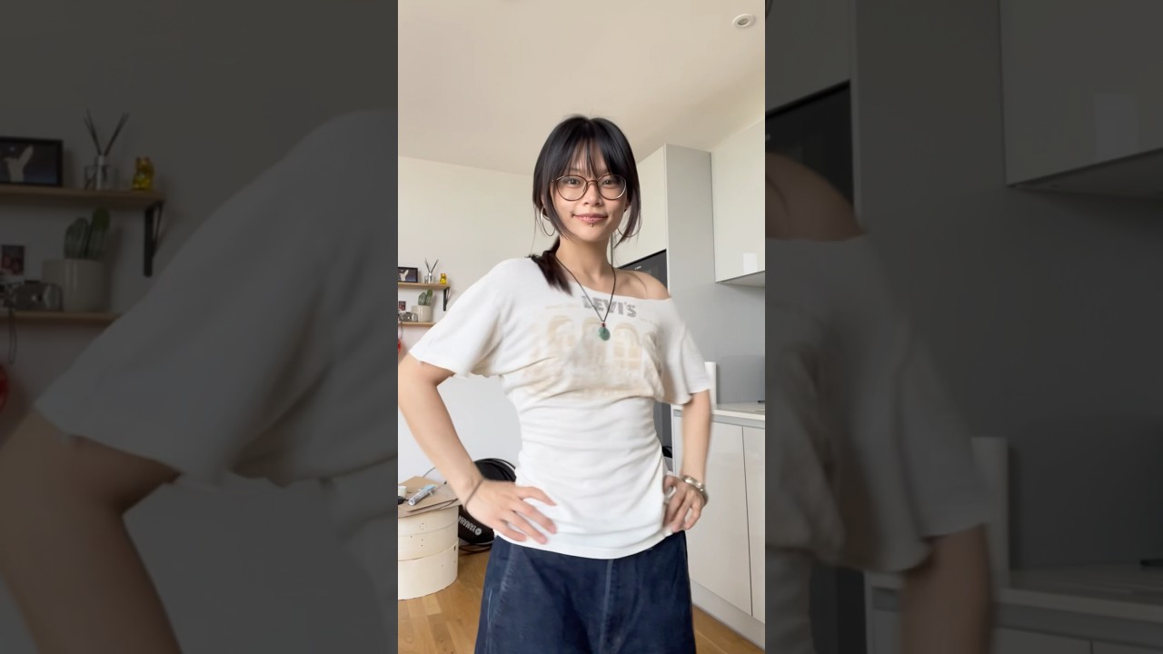 Alter/downsize oversized shirt into Y2K off shoulder snatched top, upcycle thrift flip remake sewing