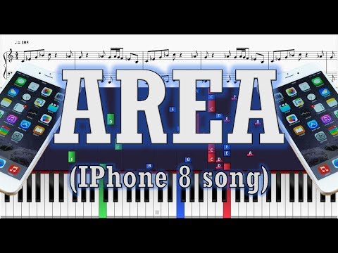 Magnus the Magnus - Area (The IPhone 8 Song) - Piano Tutorial w/ Sheets