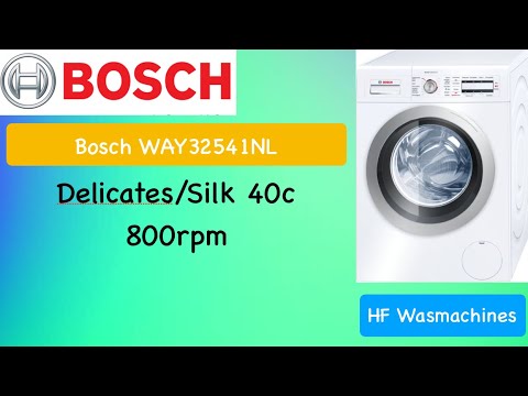Bosch HomeProfessional WAY32541NL - Delicates/Silk 40 (Full cycle)