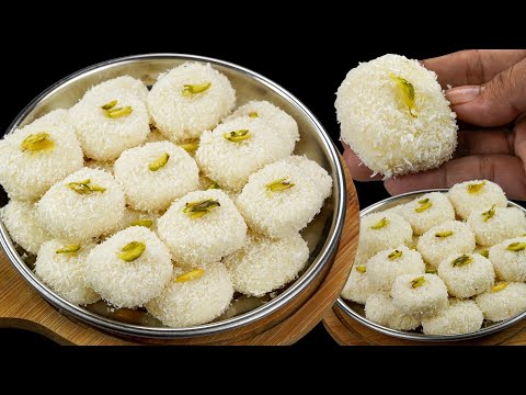 Festival Special Coconut Sweets | Indian Sweets Recipe | Soft & Delicious Coconut Sweets Recipe