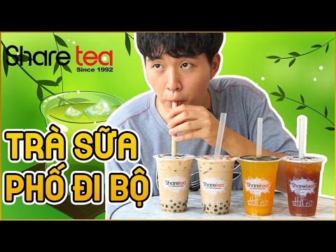 TRÀ SỮA MỚI tại phố đi bộ Nguyễn Huệ | Trà sữa SHARE TEA | Milk tea